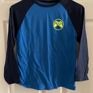 Place Blue and Navy Gaming Long Sleeve Tee